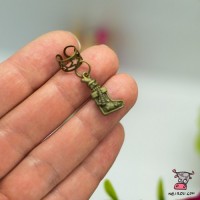  Кафф "Рождественский сапог". Без прокола. Ручная работа
